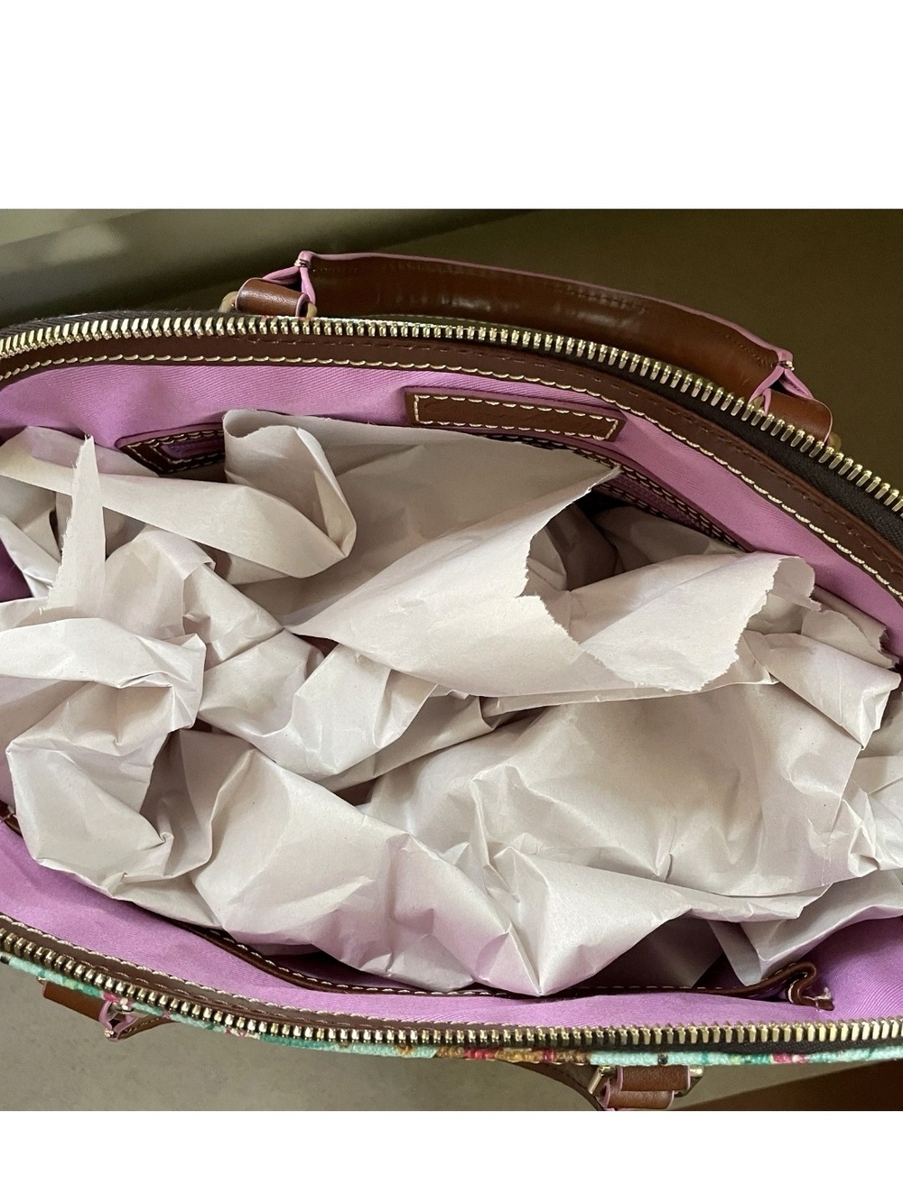 Dooney & Bourke Mint NUTCRACKER Dome Satchel - Picture 10 of 16